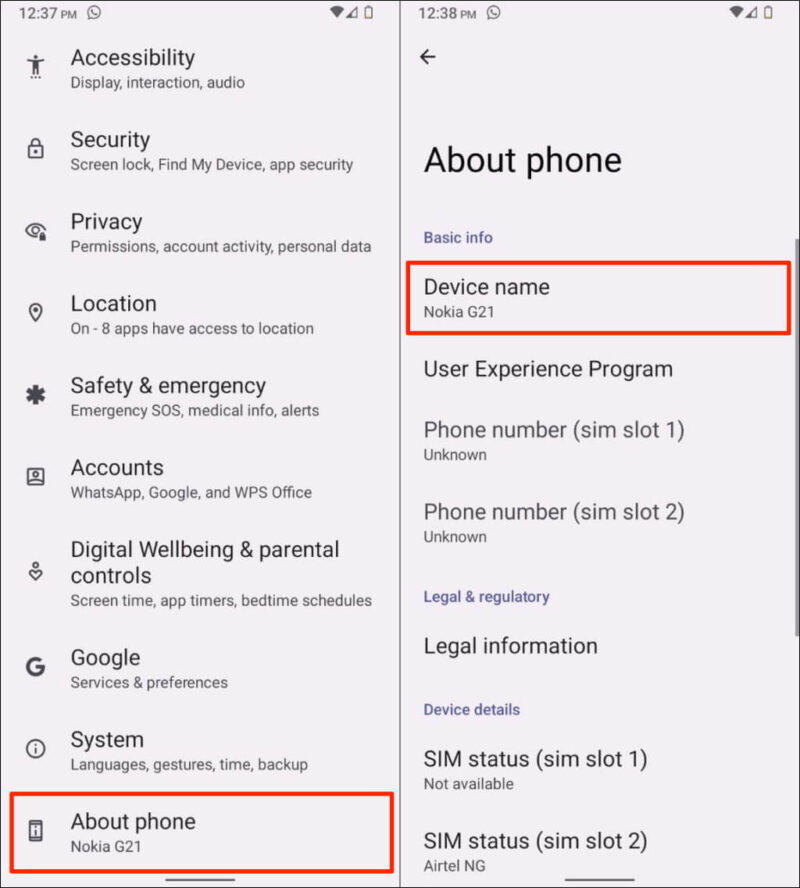 How to Change the Name of Your Android Phone