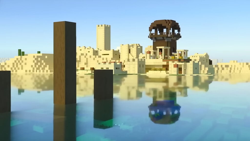ott-10-best-minecraft-seeds-in-2023-6-compressed - Online Tech Tips The Desert Impact Crater Seed image