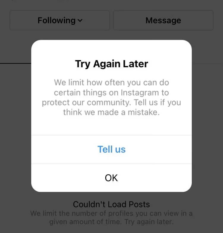 Fixing Any Error Message On Instagram