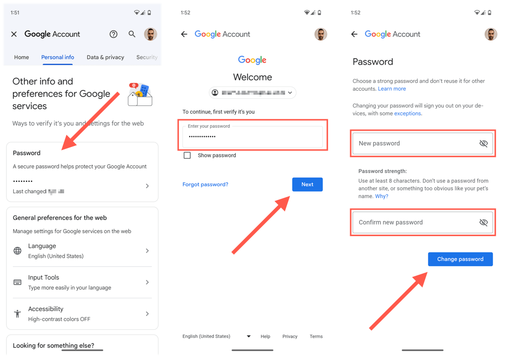 How to Change or Reset Your Google Account Password - 26