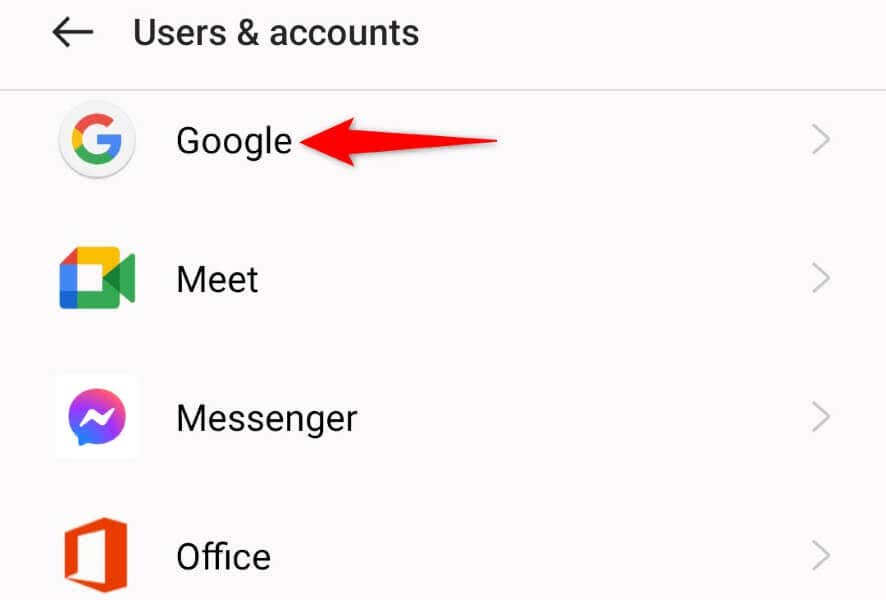 Log Out and Back Into Your Google Play Account image