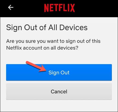 How to Sign Out of All Devices on Netflix Using the Mobile App image 4