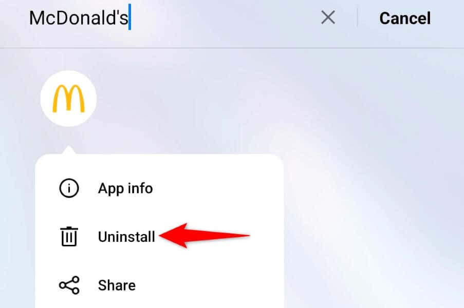 Remove and Reinstall McDonald’s on Your Phone image