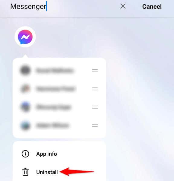 Uninstall and Reinstall Messenger on Your Phone image