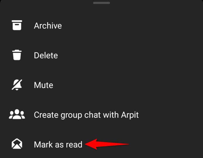 Read or Mark Your Messages as Read in Messenger image