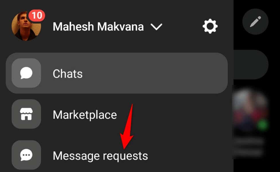 Check Message Requests in Messenger image