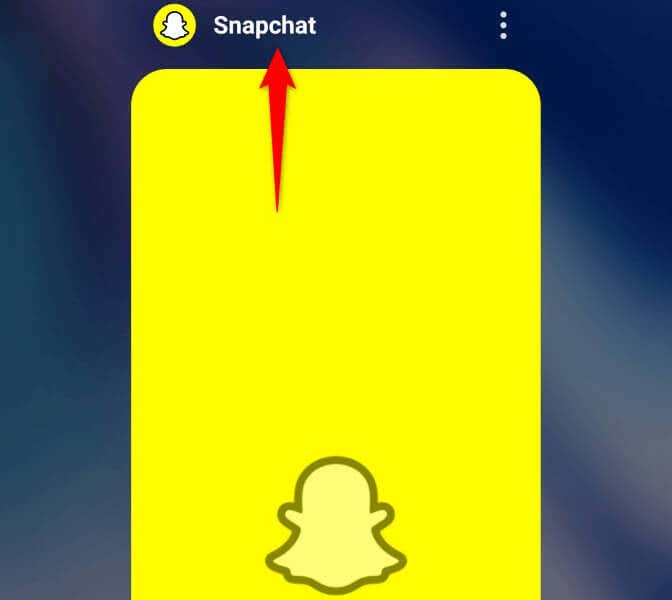 Quit and Relaunch Snapchat on Your Phone image