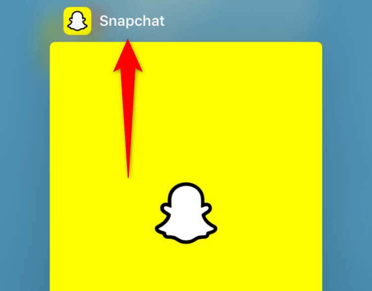 Quit and Relaunch Snapchat on Your Phone image 2