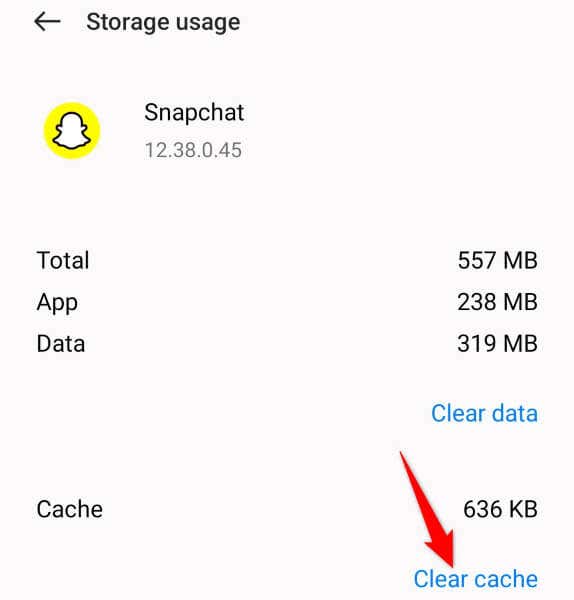 Clear Your Snapchat App Cache image