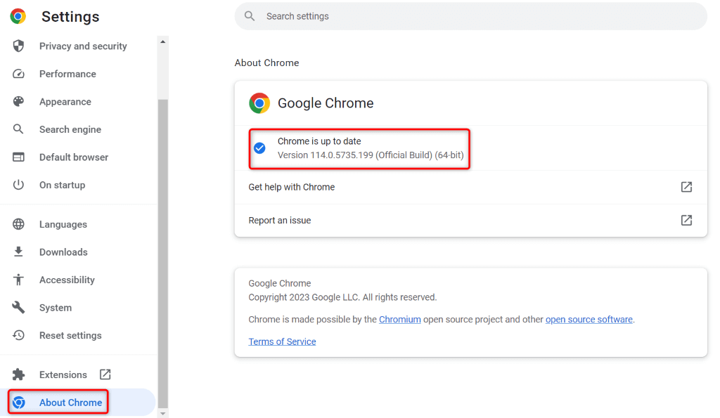 Update Google Chrome on Your Computer image