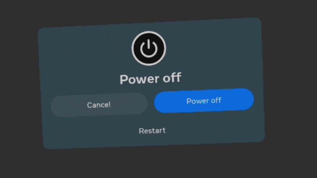 Restart Your Oculus Quest 2 Headset image