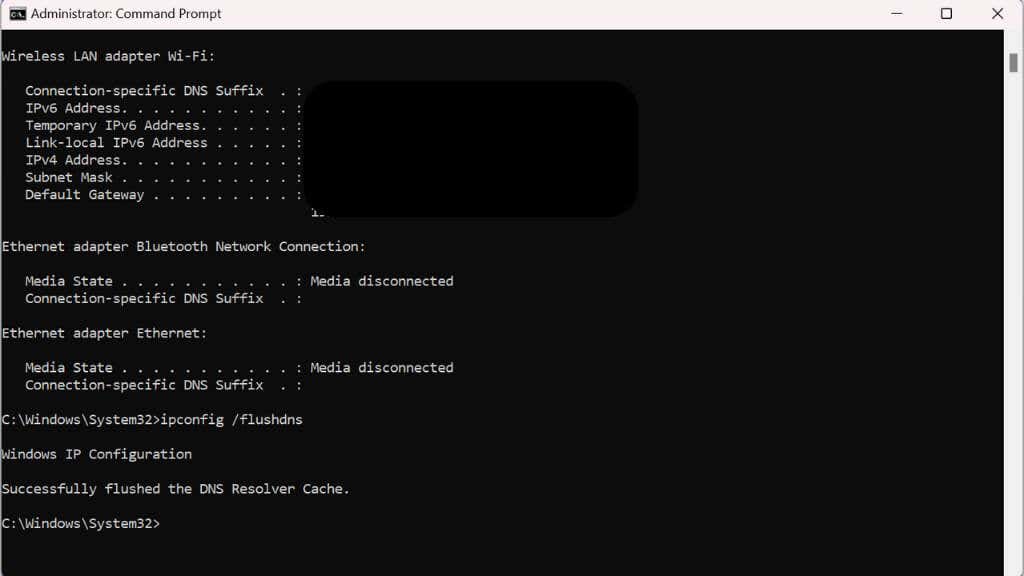 Use Command Prompt to Reset IP Address and DNS image 2