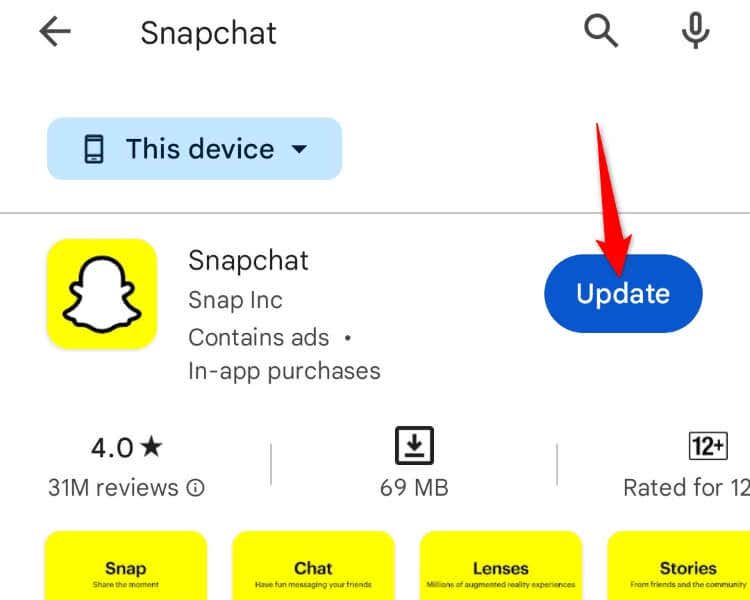 Update Snapchat on Your iPhone or Android Phone image