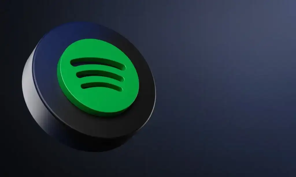 Spotify Logo on black background