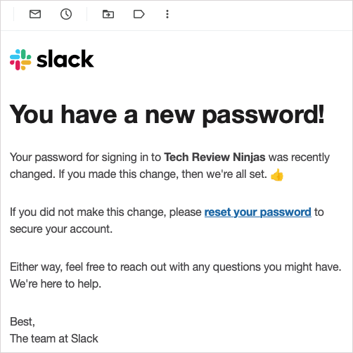 new password confirmation