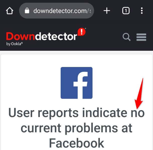 downdetector web site
