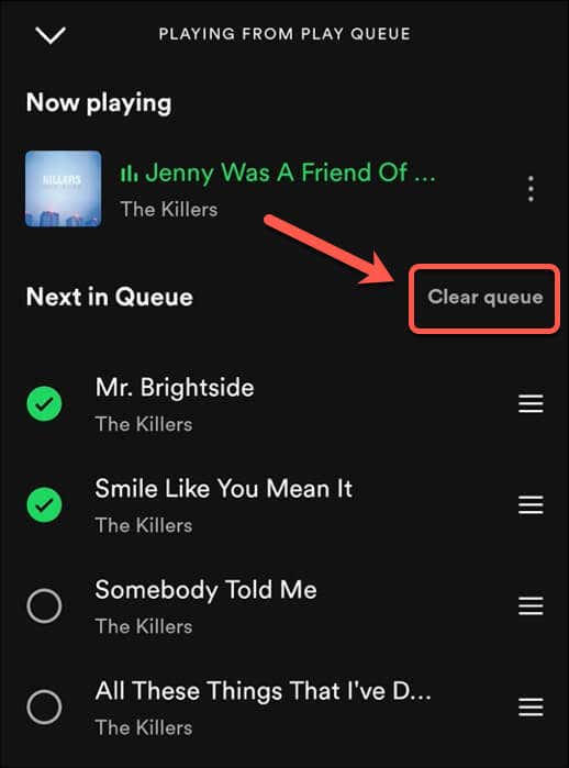 How to Clear Your Spotify Queue image 9