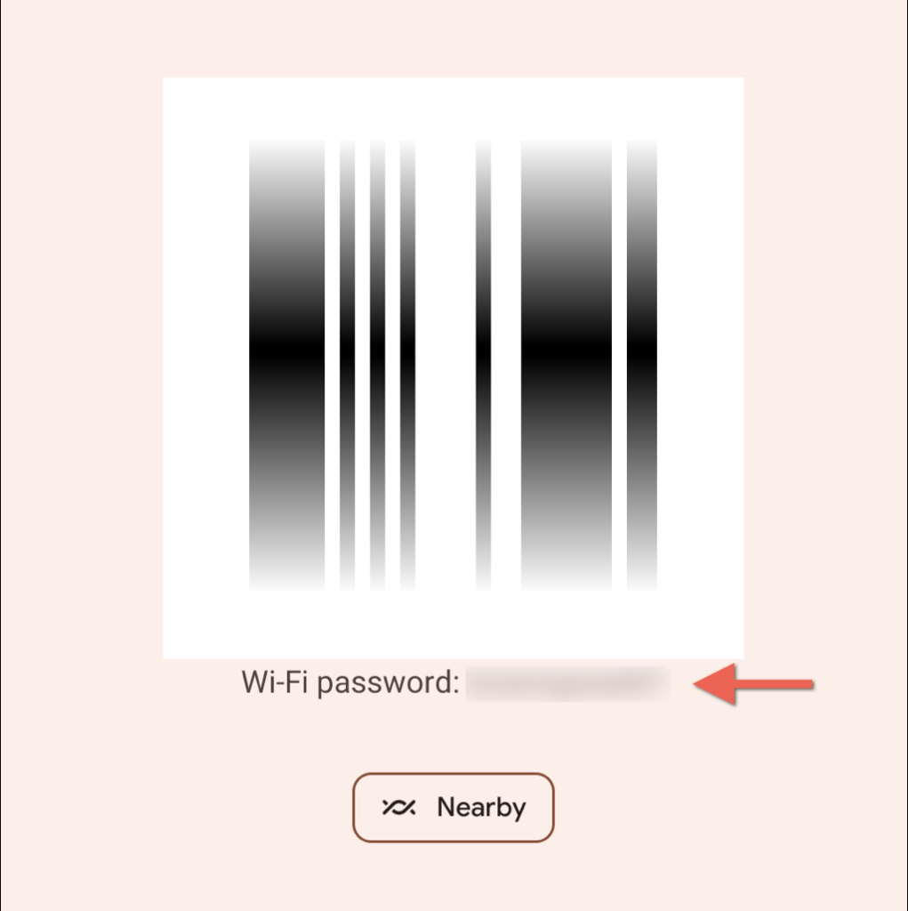 5-qr-code - Online Tech Tips The Wi-fi password highlighted in Settings. - 5-qr-code
