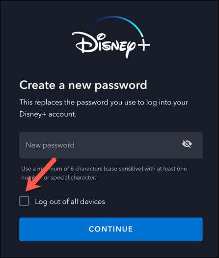 Log Out of All Signed In Disney Plus Apps image 2