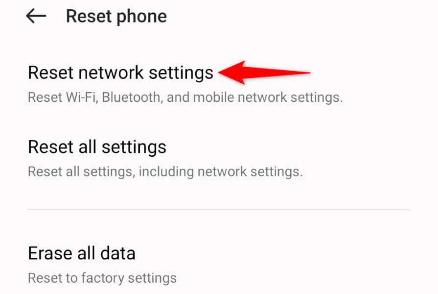 Reset Network Settings on Your Phone image