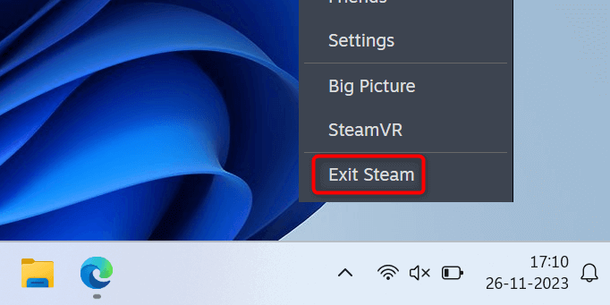 Fully Close and Re-run Steam image
