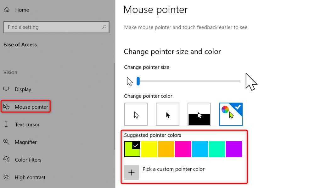 Change Your Cursor’s Color on Windows image 2