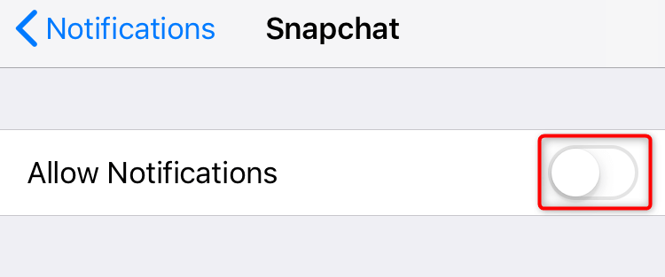 How to Disable All Snapchat Alerts on Apple iPhone image