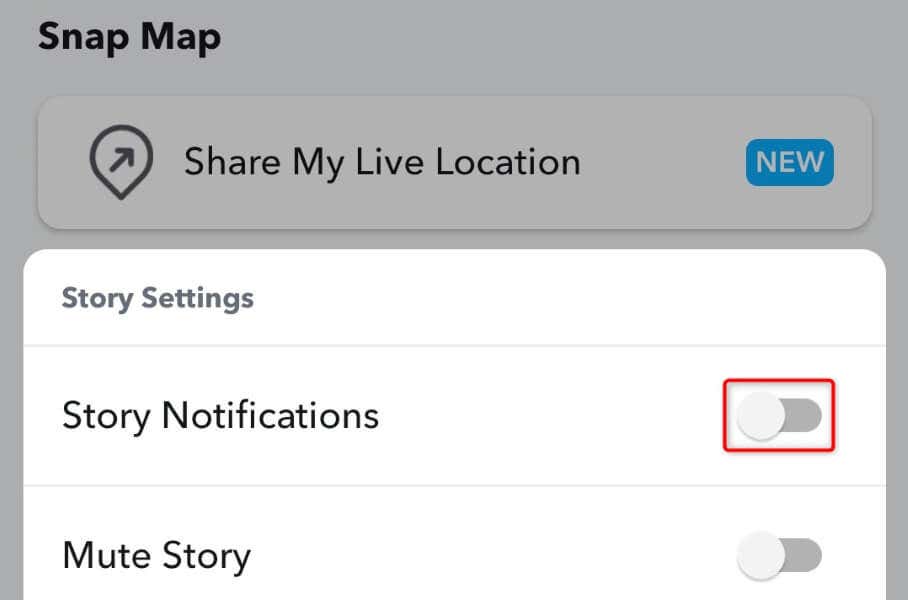How to Turn Off Story Notifications for a Specific User on Snapchat image