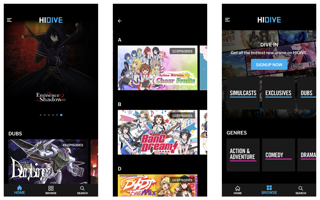 1-hidive - Online Tech Tips The HIDIVE app.