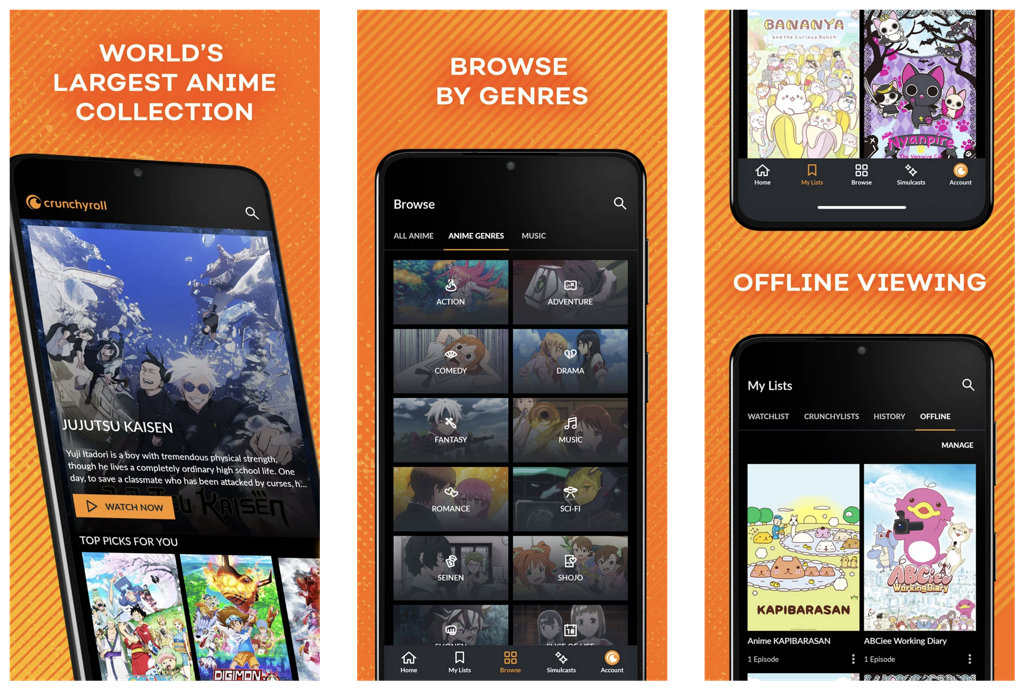 2-crunchyroll - Online Tech Tips Crunchyroll app on Android.
