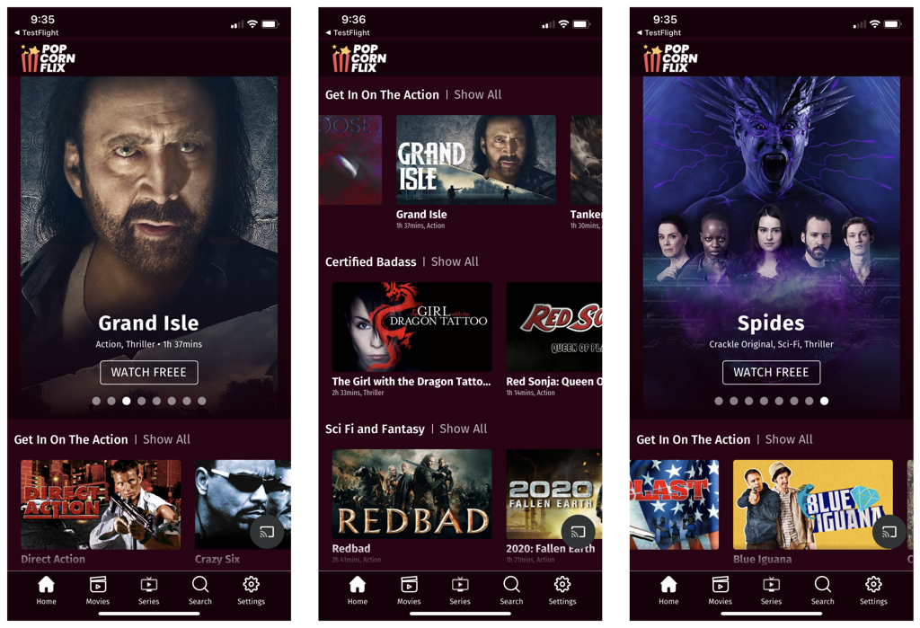 4-popcornflix - Online Tech Tips Popcornflix app on Android.