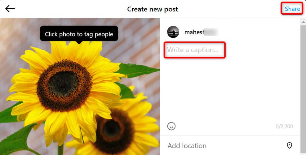 Use Instagram on the Web image 2