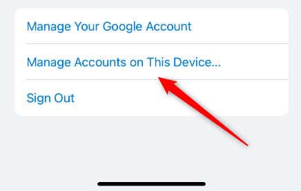 How to Remove a Google Account From Chrome (iOS and Android) image 3