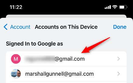 How to Remove a Google Account From Chrome (iOS and Android) image 4