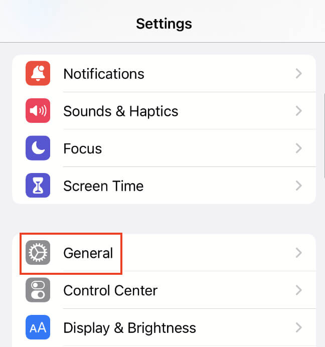 نحوه تنظیم مجدد اینستاگرام خود Screenshot from the settings menu on iPhone