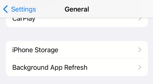 نحوه بازنشانی-instagram-explore-feed-9-compressed - نکات فنی آنلاین Screenshot from the General section of the Settings menu on iPhone