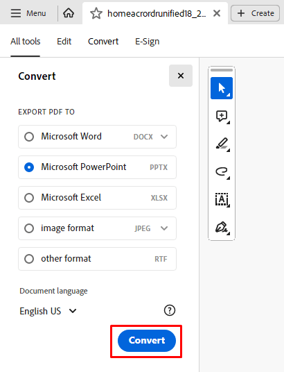 Convert PDF to PowerPoint With Adobe Acrobat image 3