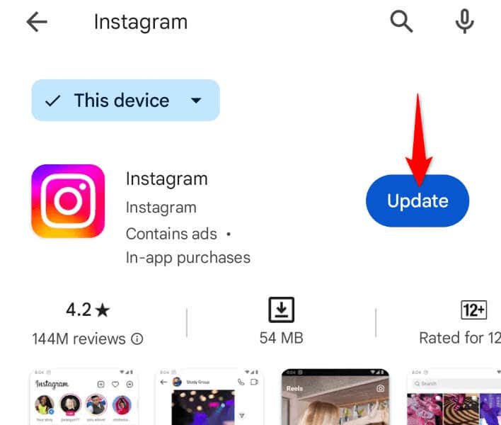 Update Instagram to the Latest Version on Your Phone image