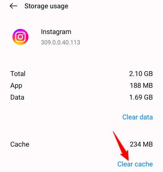 Clear Instagram’s App Cache on Android image