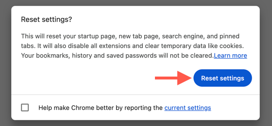 how-to-turn-off-hardware-acceleration-chrome-ott-14-compressed - Online Tech Tips The Reset Settings button highlighted in the Chrome reset confirmation pop-up. - how-to-turn-off-hardware-acceleration-chrome-ott-14-compressed