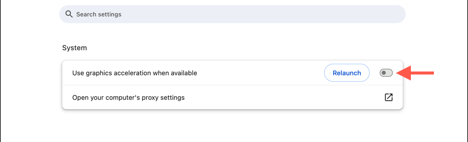 how-to-turn-off-hardware-acceleration-chrome-ott-4-compressed - Online Tech Tips The Use Graphics Acceleration When Available option highlighted in the Chrome settings. - how-to-turn-off-hardware-acceleration-chrome-ott-4-compressed