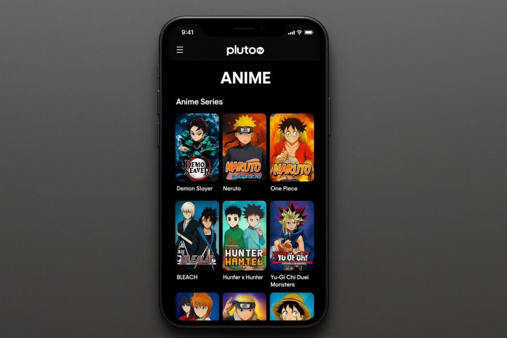 pluto tv anime - Online Tech Tips The Pluto TV app.