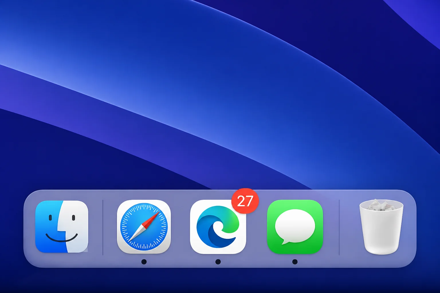 Microsoft Edge application icon in the macOS Applications folder/Dock, ready to launch